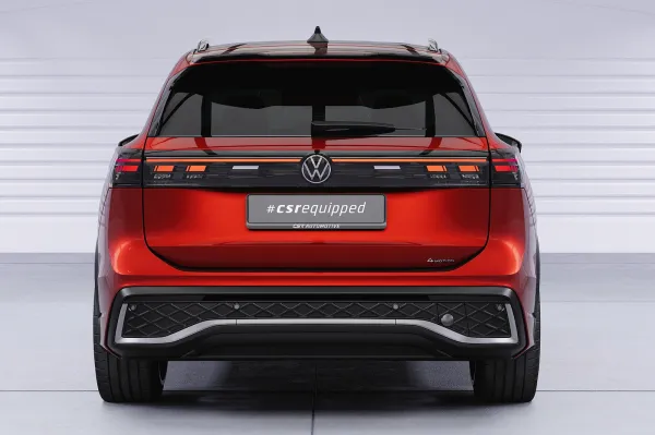CSR Heckspoiler | Heckflügel mit ABE für VW Tiguan 3 R-Line HF249-S schwarz matt strukturiert (keine Lackierung erforderlich)