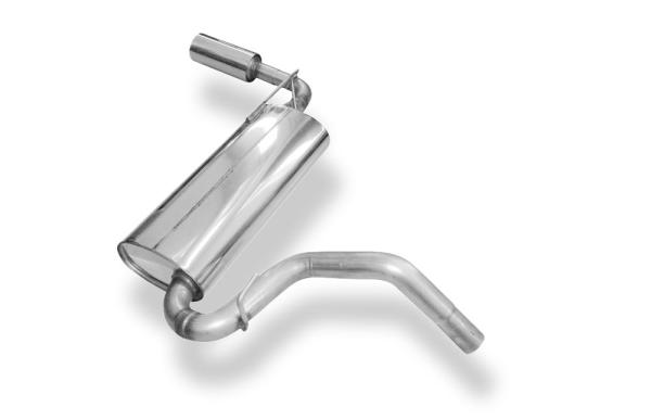 Fox Endschalldämpfer quer 1x90 Typ 10 links für Lada Niva 4x4 Urban (ab 2010) – Edelstahl, Rohr 45 mm, EG-Gutachten