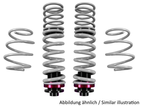 LOWTEC GewindeFedern Kit HA für BMW 2 F22X-23X M235i, M240i (12-) – Tieferlegung VA 25 / HA 0-40 mm – Art.-Nr. 05180H