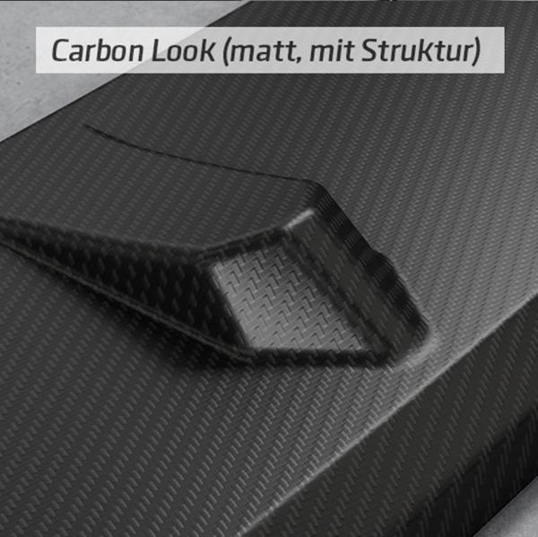CSR Frontspoiler | Cup-Spoilerlippe mit ABE für Audi A4 S-Line / S4 (B8) CSL997-M Carbon Look matt strukturiert (keine Lackierung erforderlich)