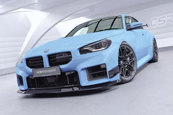 CSR Performance Flaps mit ABE für BMW M2 G87 Coupe FP041-G Glossy schwarz Hochglanz (keine Lackierung erforderlich)