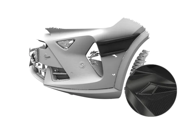 CSR Performance Flaps mit ABE für Cupra Formentor FP045-C Carbon Look Hochglanz (keine Lackierung erforderlich)