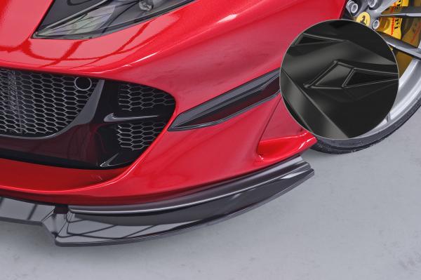 CSR Performance Flaps mit ABE für Ferrari 812 Superfast / GTS FP043-G Glossy schwarz Hochglanz (keine Lackierung erforderlich)