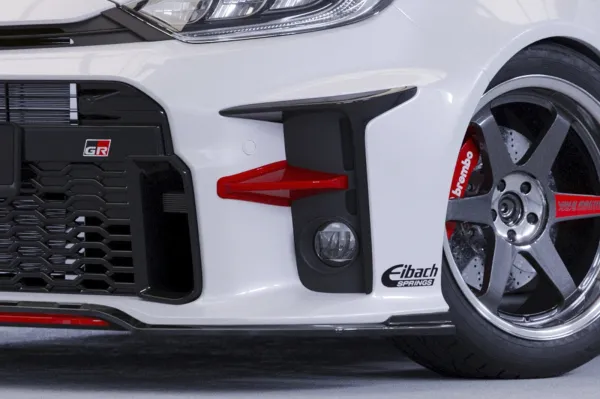 CSR Performance Flaps mit ABE für Toyota GR Yaris (XP21) FP017-C Carbon Look Hochglanz (keine Lackierung erforderlich)