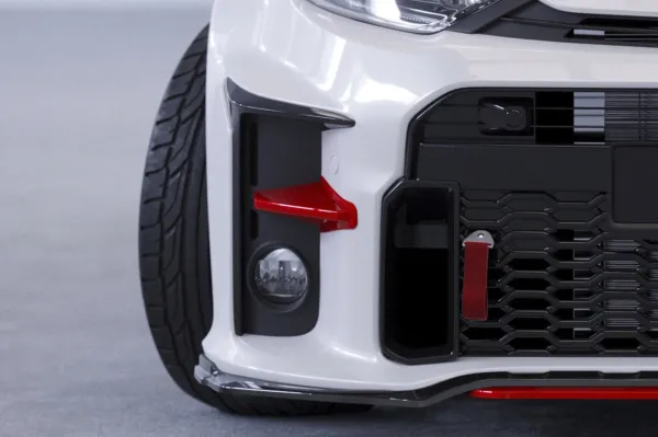 CSR Performance Flaps mit ABE für Toyota GR Yaris (XP21) FP017-L schwarz matt (Lackierung erforderlich)