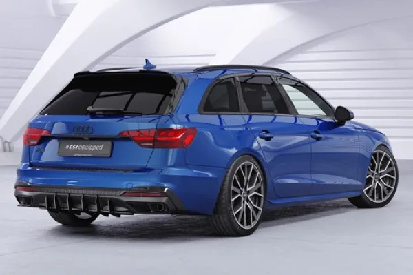 CSR Racing Diffusor | Heckansatz für Audi A4 B9 (Typ 8W) Avant S-Line HA407 Lackierung erforderlich (unlackiert)