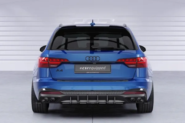 CSR Racing Diffusor | Heckansatz für Audi A4 B9 (Typ 8W) Avant S-Line HA407 Lackierung erforderlich (unlackiert)