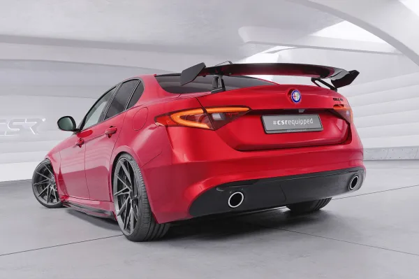 CSR Schwanenhals Heckflügel mit ABE für Alfa Romeo Giulia (Typ 952) SHF035-D02-F