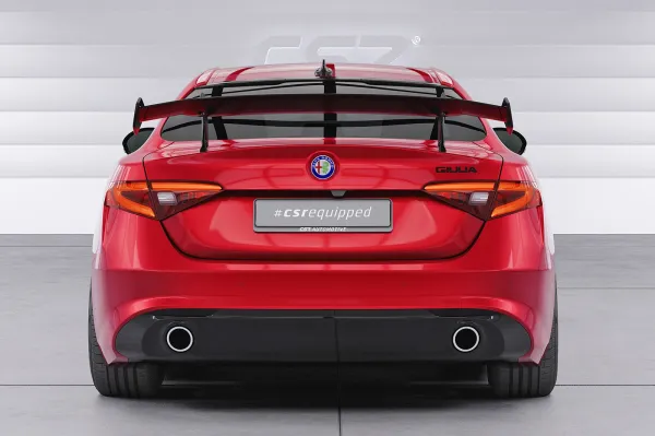 CSR Schwanenhals Heckflügel mit ABE für Alfa Romeo Giulia (Typ 952) SHF035-D02-F