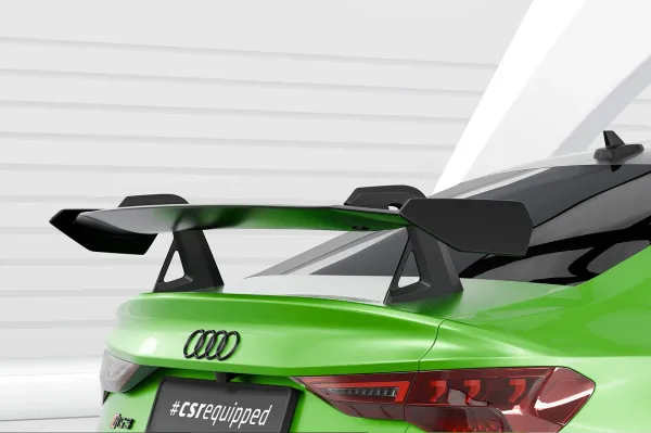 CSR Schwanenhals Heckflügel mit ABE für Audi A3 / S3 / RS3 (8Y) Limousine SHF057-D02-F