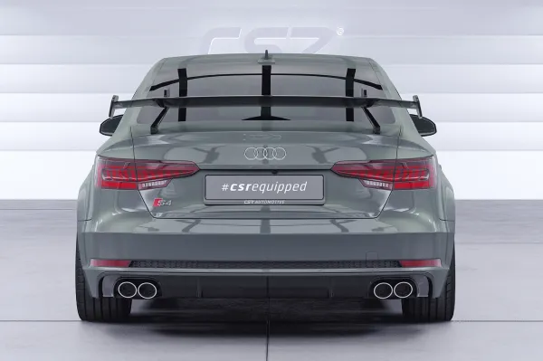 CSR Schwanenhals Heckflügel mit ABE für Audi A4 / S4 B9 (Typ 8W) Limousine SHF044-D01-F