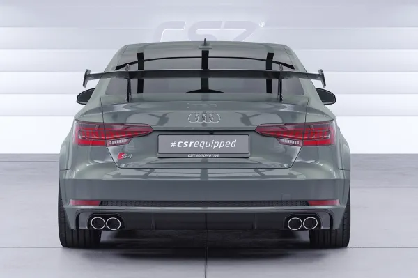 CSR Schwanenhals Heckflügel mit ABE für Audi A4 / S4 B9 (Typ 8W) Limousine SHF044-D02-F