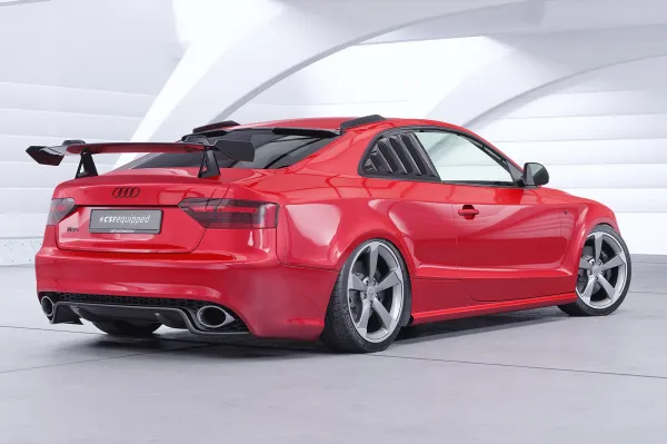 CSR Schwanenhals Heckflügel mit ABE für Audi A5 / S5 / RS5 (8T) Coupe SHF012-D02-F