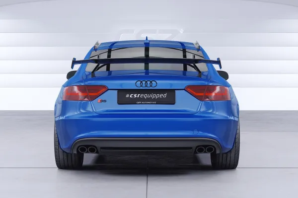 CSR Schwanenhals Heckflügel mit ABE für Audi A5 / S5 / RS5 (8T) Sportback SHF016-D01-F