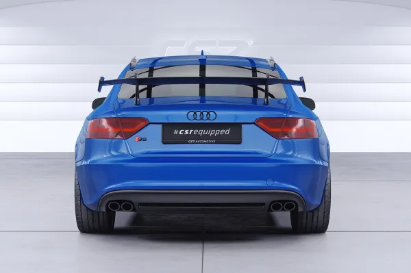 CSR Schwanenhals Heckflügel mit ABE für Audi A5 / S5 / RS5 (8T) Sportback SHF016-D02-F