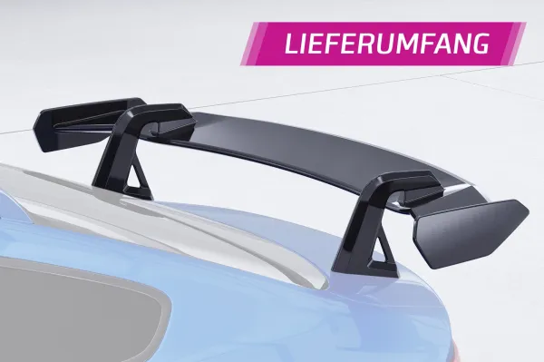 CSR Schwanenhals Heckflügel mit ABE für Audi A5 / S5 / RS5 (8T) Sportback SHF016-D02-F