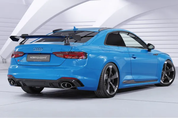 CSR Schwanenhals Heckflügel mit ABE für Audi A5 / S5 / RS5 (F5) Coupe SHF066-D01-F
