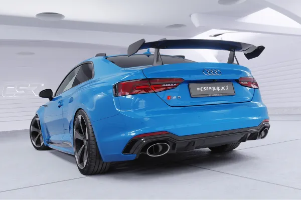 CSR Schwanenhals Heckflügel mit ABE für Audi A5 / S5 / RS5 (F5) Coupe SHF066-D02-F