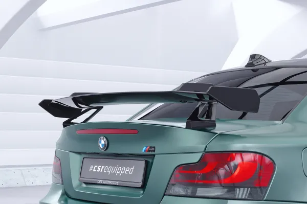 CSR Schwanenhals Heckflügel mit ABE für BMW 1er / M1 E82 Coupe SHF043-D01-F