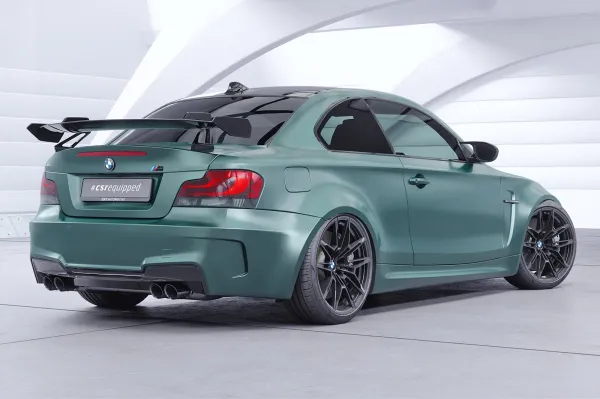 CSR Schwanenhals Heckflügel mit ABE für BMW 1er / M1 E82 Coupe SHF043-D01-F