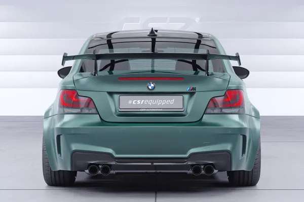 CSR Schwanenhals Heckflügel mit ABE für BMW 1er / M1 E82 Coupe SHF043-D02-F