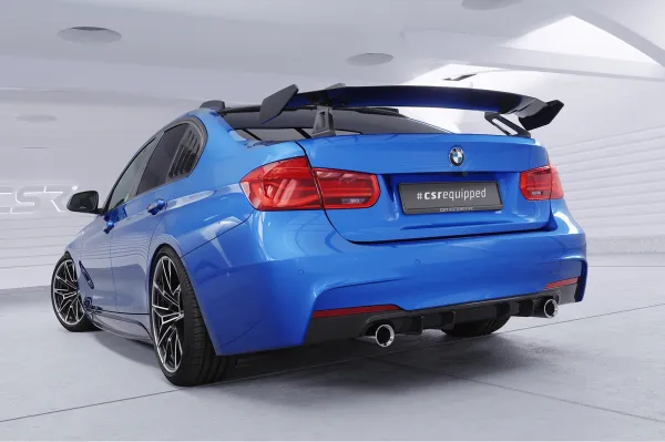 CSR Schwanenhals Heckflügel mit ABE für BMW 3er F30 / M3 F80 Limousine SHF003-D01-F