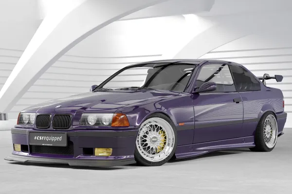 CSR Schwanenhals Heckflügel mit ABE für BMW 3er / M3 E36 Coupe SHF019-D01-F