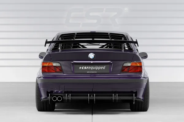 CSR Schwanenhals Heckflügel mit ABE für BMW 3er / M3 E36 Coupe SHF019-D02-F