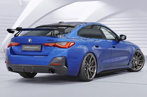 CSR Schwanenhals Heckflügel mit ABE für BMW 4er / i4 G26 Gran Coupe SHF025-D01-F