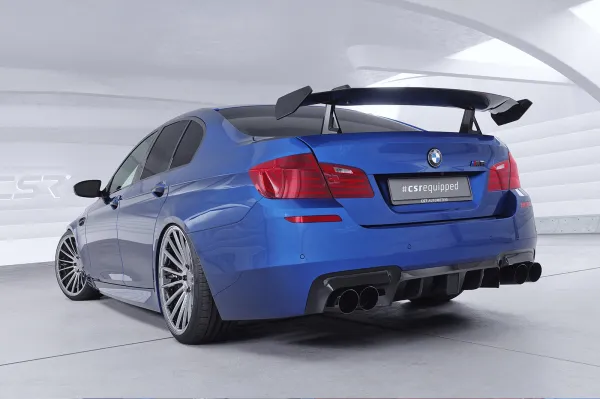 CSR Schwanenhals Heckflügel mit ABE für BMW 5er / M5 F10 Limousine SHF042-D02-F