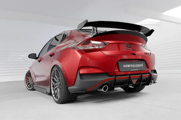 CSR Schwanenhals Heckflügel mit ABE für Hyundai I30 (PD) Fastback SHF063-D01-F