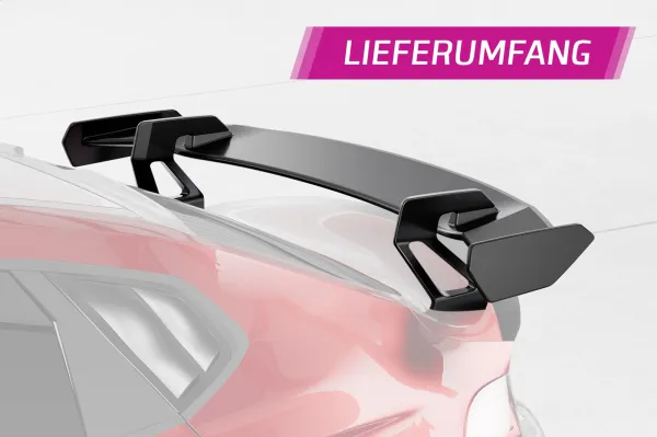 CSR Schwanenhals Heckflügel mit ABE für Hyundai I30 (PD) Fastback SHF063-D01-F