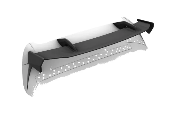 CSR Schwanenhals Heckflügel mit ABE für Hyundai I30 (PD) SHF077-F01