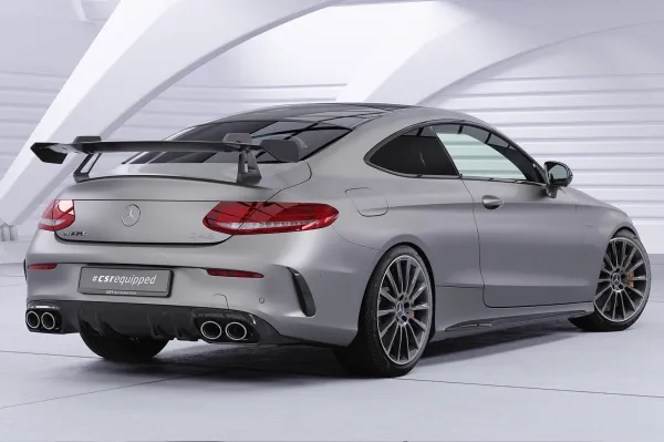 CSR Schwanenhals Heckflügel mit ABE für Mercedes-Benz C-Klasse (C205) Coupe SHF068-D01-F