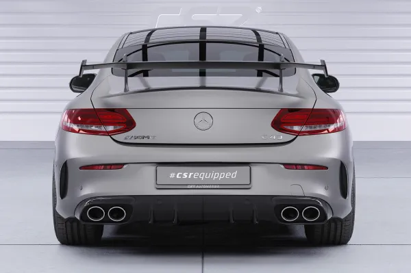 CSR Schwanenhals Heckflügel mit ABE für Mercedes-Benz C-Klasse (C205) Coupe SHF068-D01-F