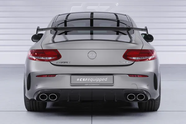 CSR Schwanenhals Heckflügel mit ABE für Mercedes-Benz C-Klasse (C205) Coupe SHF068-D02-F