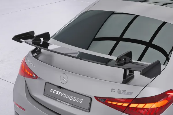 CSR Schwanenhals Heckflügel mit ABE für Mercedes-Benz C-Klasse (W206) Limousine SHF032-D01-F