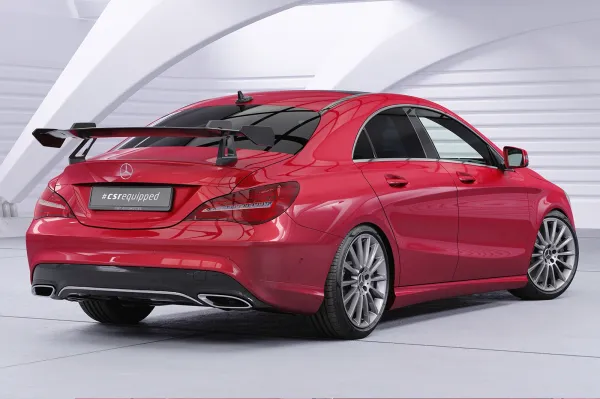 Schwanenhals Heckflügel mit ABE für Mercedes-Benz CLA (C117) Limousine SHF069-D01
