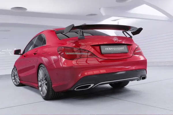Schwanenhals Heckflügel mit ABE für Mercedes-Benz CLA (C117) Limousine SHF069-D01