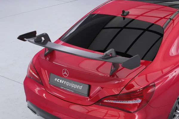CSR Schwanenhals Heckflügel mit ABE für Mercedes-Benz CLA (C117) Limousine SHF069-D02