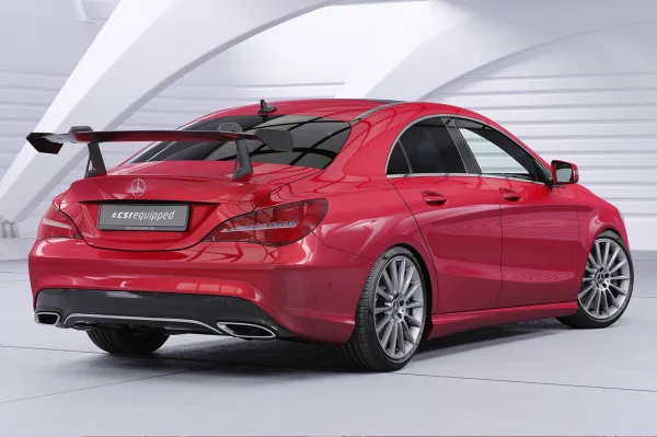 CSR Schwanenhals Heckflügel mit ABE für Mercedes-Benz CLA (C117) Limousine SHF069-D02
