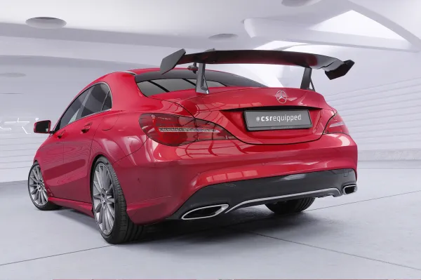 CSR Schwanenhals Heckflügel mit ABE für Mercedes-Benz CLA (C117) Limousine SHF069-D02