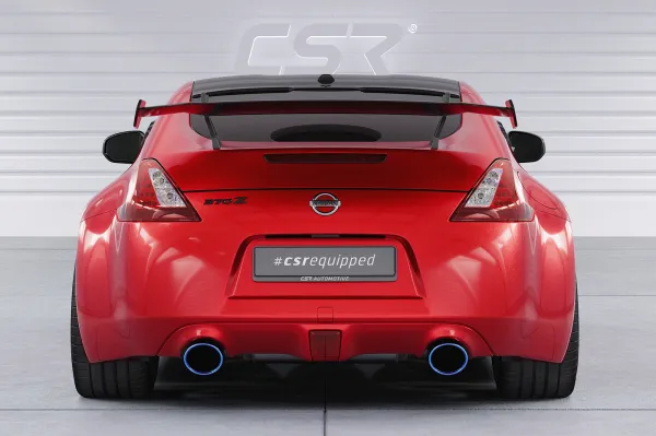 CSR Schwanenhals Heckflügel mit ABE für Nissan 370Z (Z34) Coupe SHF061-D01-F