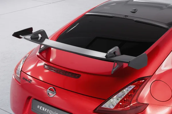 CSR Schwanenhals Heckflügel mit ABE für Nissan 370Z (Z34) Coupe SHF061-D02-F