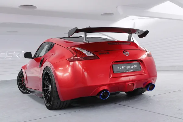 CSR Schwanenhals Heckflügel mit ABE für Nissan 370Z (Z34) Coupe SHF061-D02-F