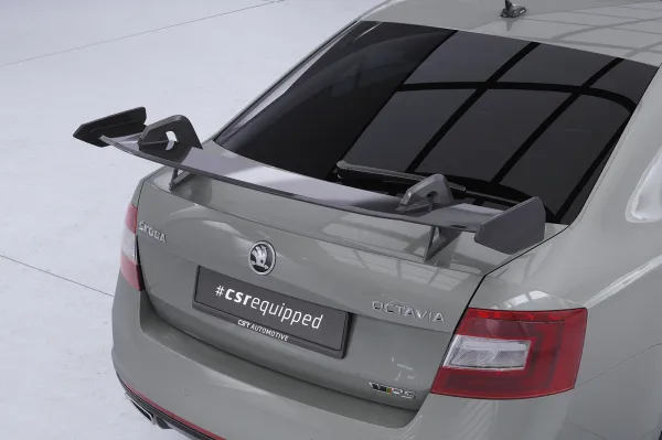 CSR Schwanenhals Heckflügel mit ABE für Skoda Octavia 3 (Typ 5E) Limousine SHF067-D02-F
