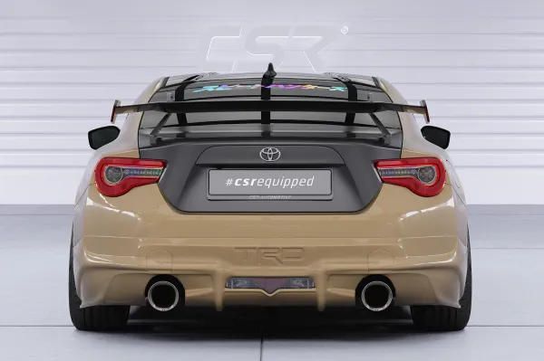 CSR Schwanenhals Heckflügel mit ABE für Toyota GT86 (ZN6) / Subaru BRZ (1.Gen) SHF006-D01