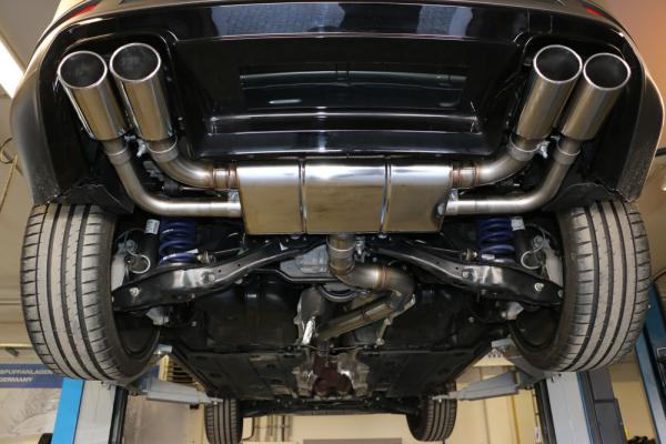 Fox passend für Cupra Ateca/ Seat Ateca Cupra 4x4 - 5FP Halbanlage ab Kat - 2x106x71 Typ 44 rechts/links - mit 2 elektronischen Klappen  SE100035-748