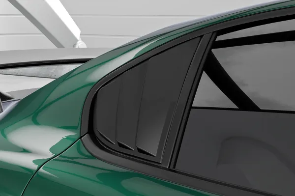 CSR Seitenscheibenblenden mit ABE für Alfa Romeo Giulia (Typ 952) SSB033-S Strukturiert schwarz matt (keine Lackierung erforderlich)