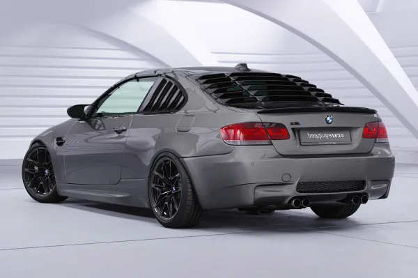 CSR Seitenscheibenblenden mit ABE für BMW 3er E92 / M3 E92 Coupe SSB038-M Carbon Look matt strukturiert (keine Lackierung erforderlich)